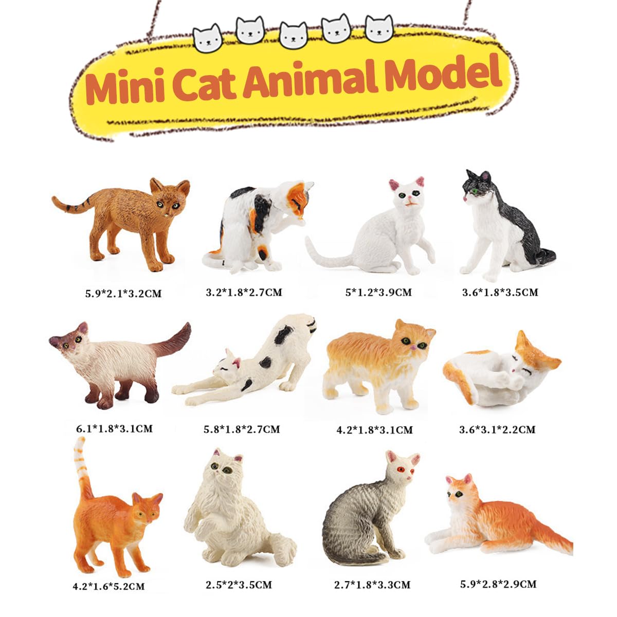 32 PZ SET Figurine Pinguino Realistico per Arredamento Casa