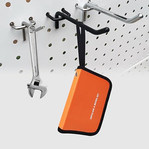 Miniatura 7 de SPEEDWOX 20 Pockets Wrench Tool Storage Bag, Tool Pouch Organizer for Mini Wrenches, Metric and SAE, Portable Tool Organizer with Tote Design