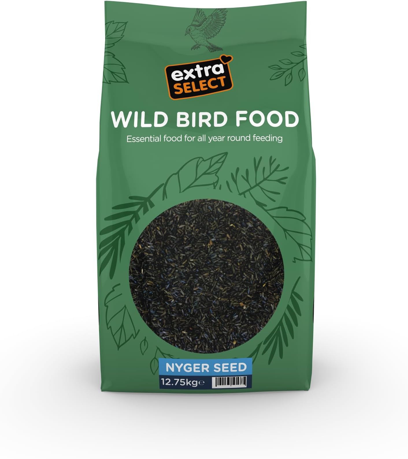 Extra Select Niger Seed Wild Bird Food, 12.75 kg
