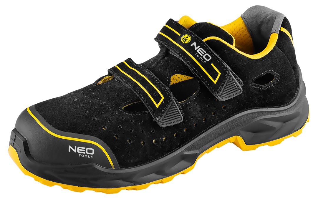 NEO TOOLS Sicherheitssandalen S1 ESD, Arbeitsschuhe mit Kompositkappe
