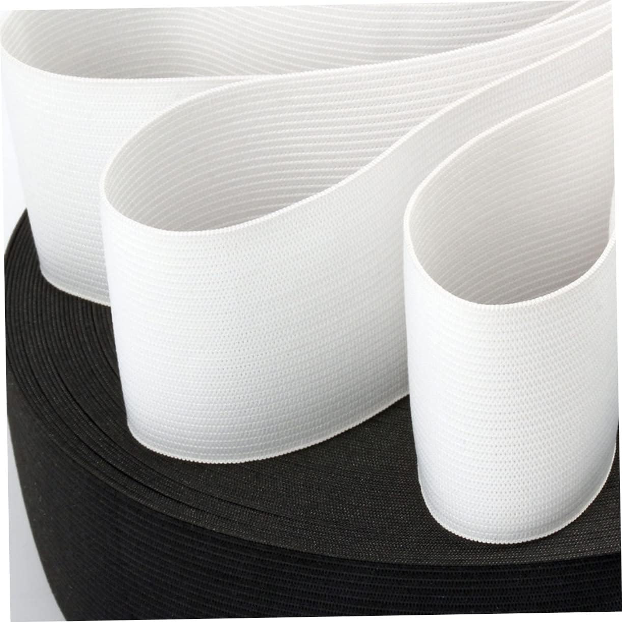 Long Elastic Bands Wide Stretchable Polyester Elastic Sewing Band for Clothing Braided for Diy Projects Sewing