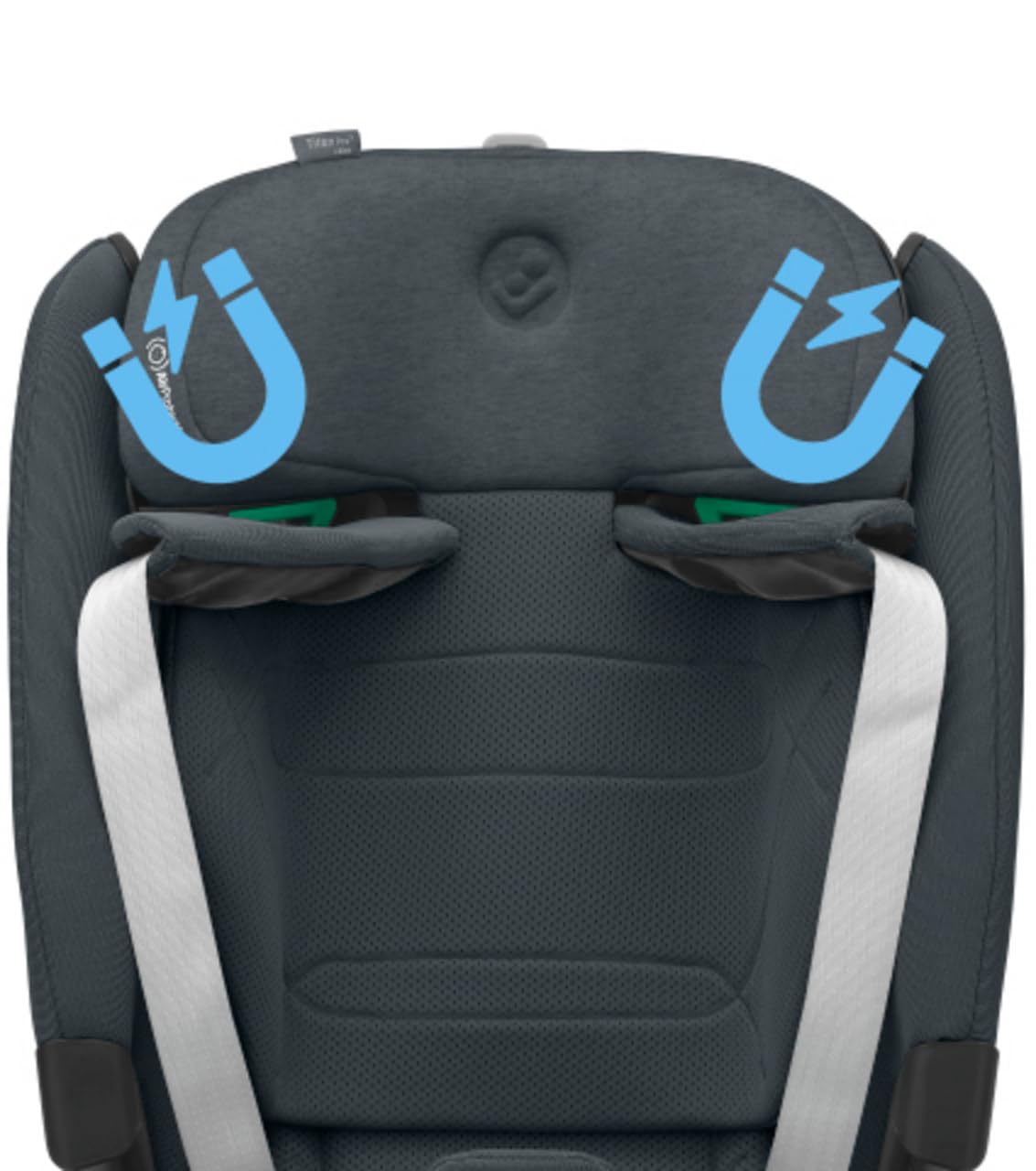 Maxi-Cosi Titan Pro² i-Size, Seggiolino auto per bambini, 15 Mesi- 12 Anni (76-150 cm), ClimaFlow, Cinture easy-in, Cuscini di sicurezza AirProtect, G-CELL, Reclinabile 4 posizioni, Authentic Graphite