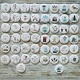 2 jeux de touches numériques du calendrier numérotées de 1 à 25.
