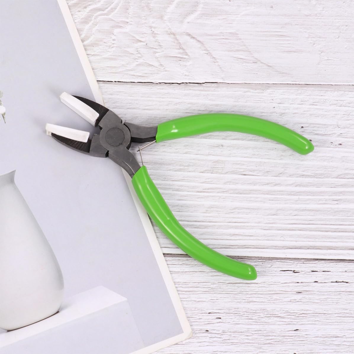 Inch with Plastic Handle Manual Pliers Jewelry for DIY Friends