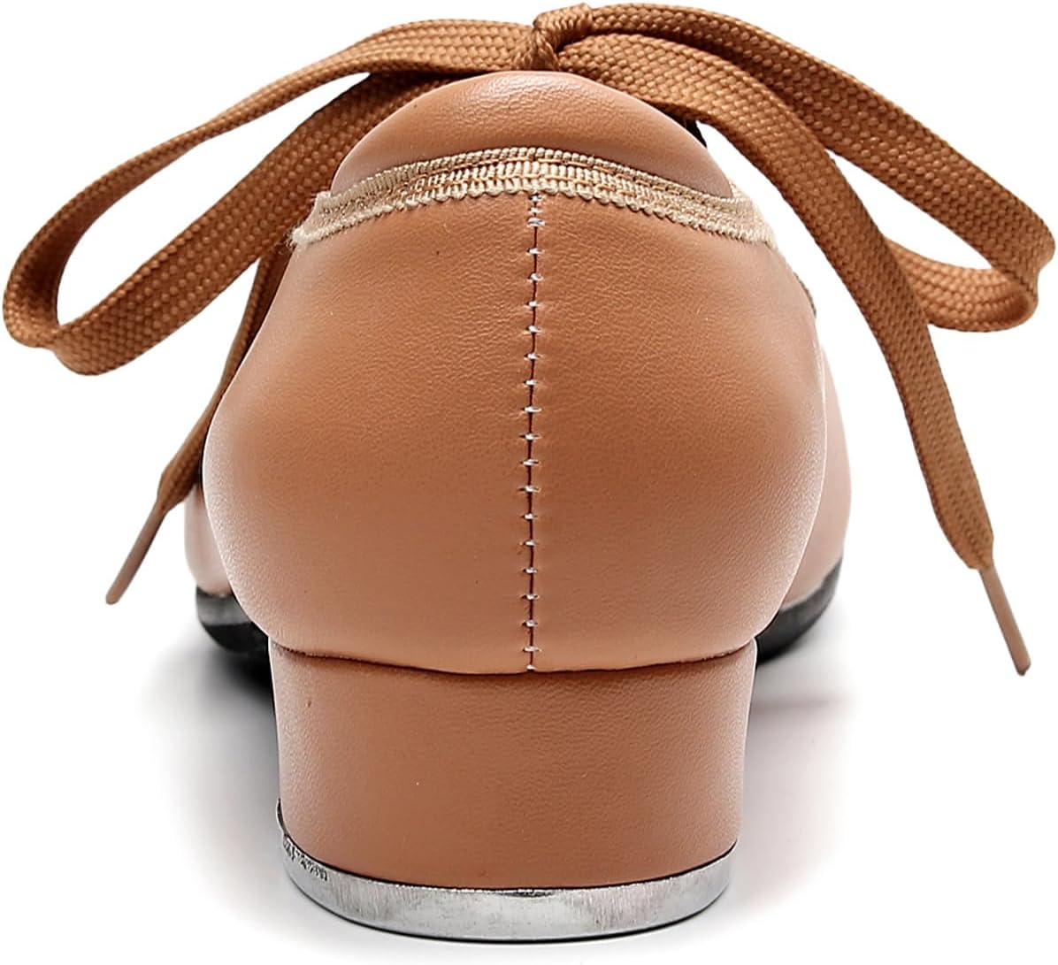 AOQUNFS Beginner Tap Shoe for Girls, Unisex Kids Tap Dance Shoes for Toddler, Lace-up Mary Jane Tap Shoes,FT-030-BM
