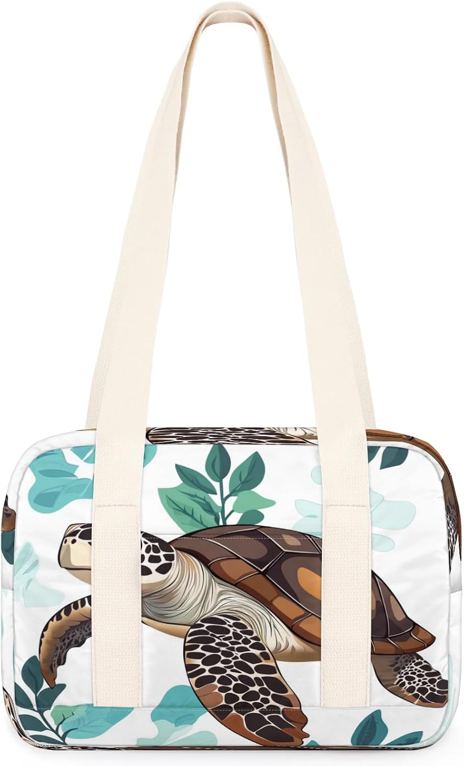 Watercolor Sea Turtles Small Gym Bag for Women