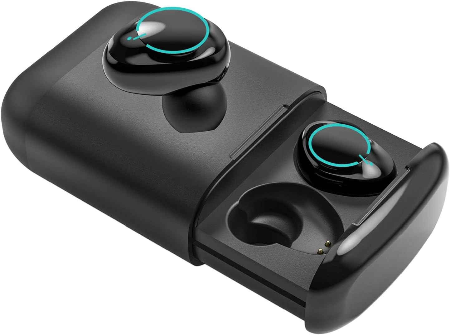 Bluetooth Headphones Wireless Earbuds, Jialebi Magnetic Noise Cancelling Bluetooth 5.0 Earphones Sweatproof in-Ear Earphones Lightweight Sports Earbuds with Mic 20 Hours Play Time Headset