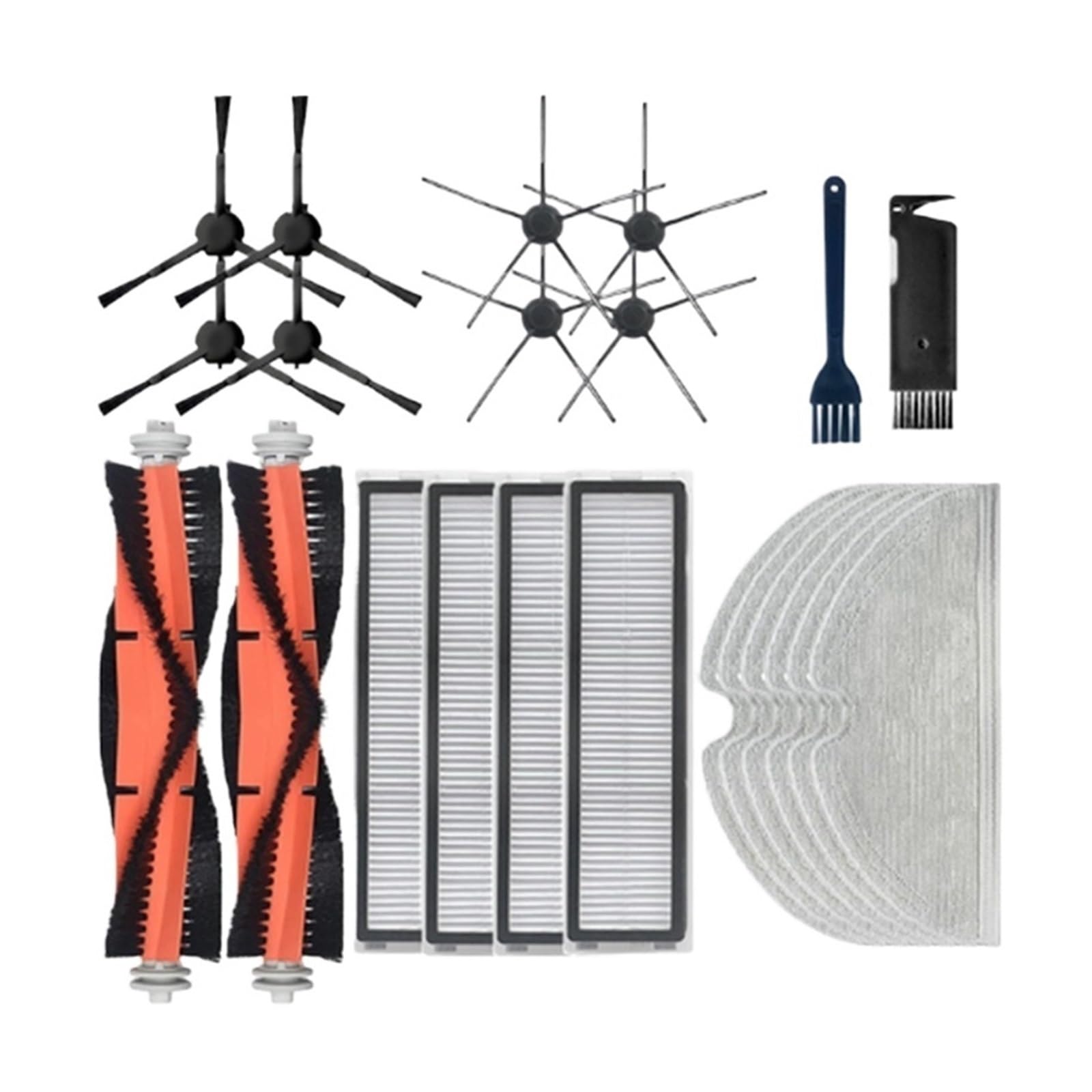 Kit Filtre et Brosse Principale pour Robot Dreame D9 et Bot L10 Pro