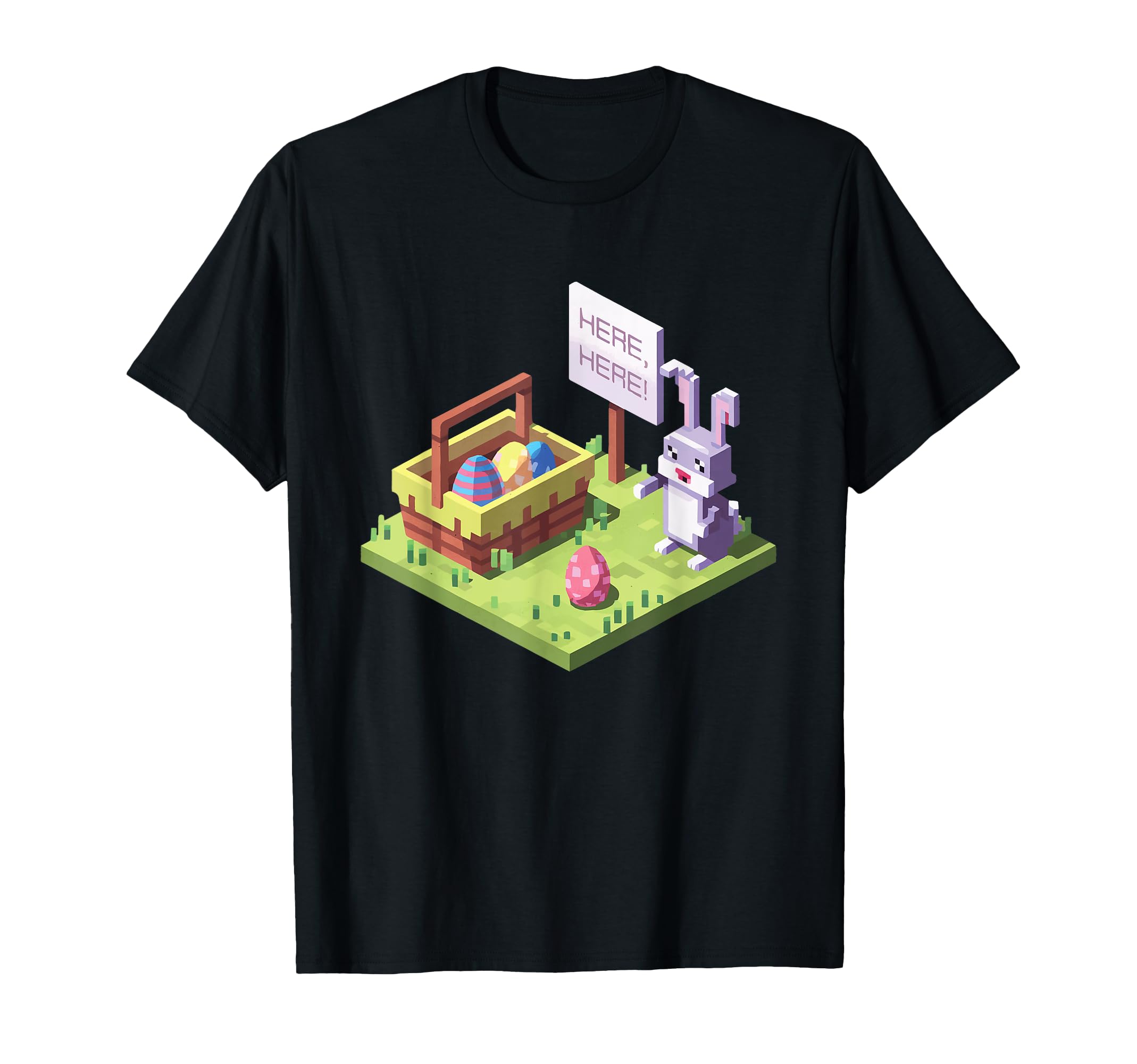 Easter Bunny Video Gamer Egg Hunting Funny Hunt Boys Kids T-Shirt
