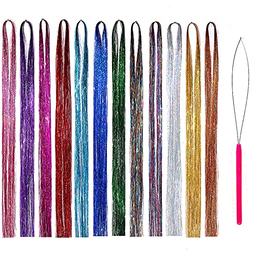 Hair Tinsel Single Tinsel 36 inch Hair Extensions Heat Resistant