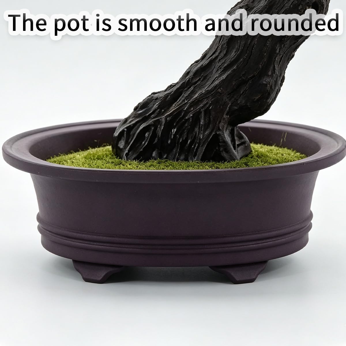 Fausse Plante Bonsaï avec Pot, Plantes Décoratives, Faux Arbre sans Eau | Arbres topiaires artificiels, fausse plante bonsaï, fausse plante for entrée, chambre à coucher, Table à thé(Grass Green)