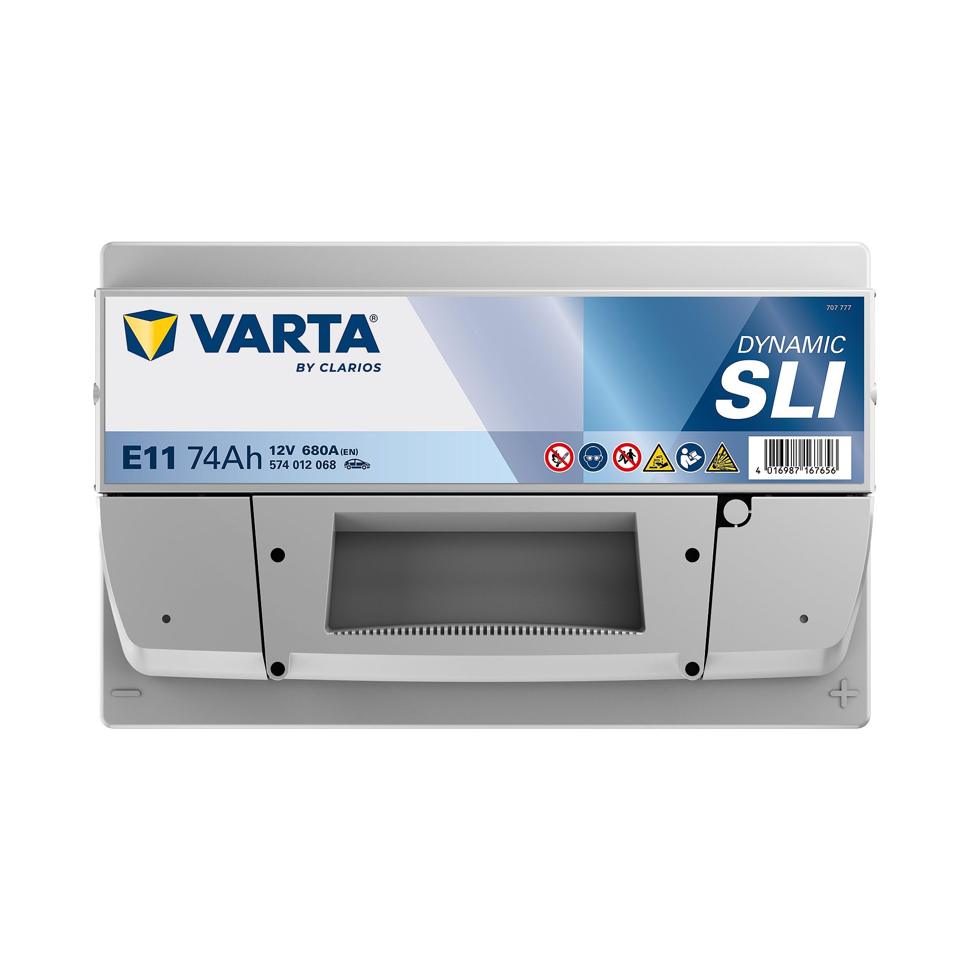 VARTA Batería 74, Ah 680, A/EN 574012068K262 L 278mm B 175mm H 190mm Compatible con PEUGEOT 208 I Hatchback CA, CC, OPEL Corsa D Hatchback S07, SKODA Octavia III Combi 5E5, AUDI A4 B8 Avant 8K5, VW