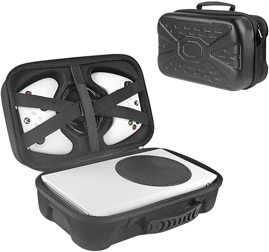 eWINNER Travel Carrying Case Compatible with Xbox Series S Console/Shockproof Portable Protective Storage Bag for Series S Console Controller & HDMI Cable & Gaming Accessories