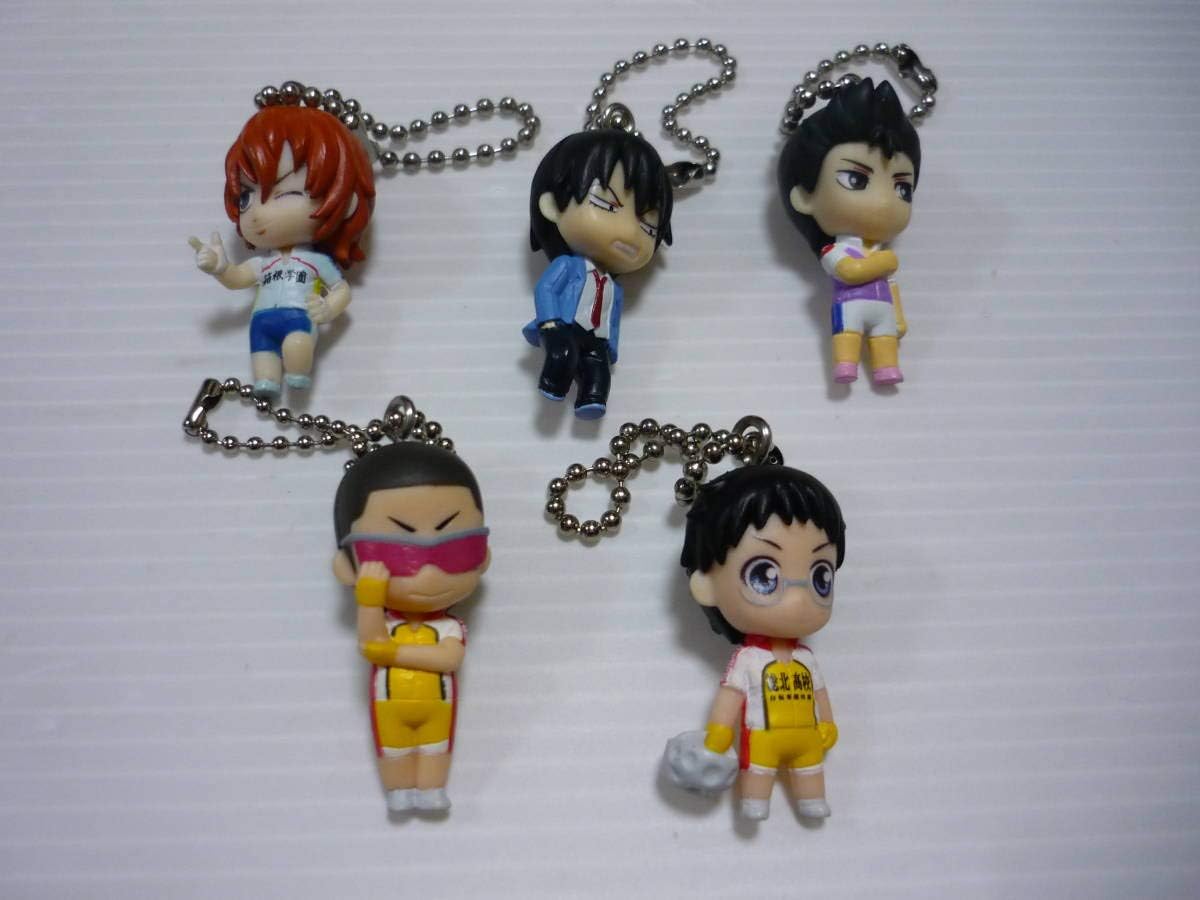 Amazon 弱虫ペダルスイング 5個セット 金城真護 荒北靖友 新開隼人 石垣光太郎 小野田坂道 おもちゃ おもちゃ