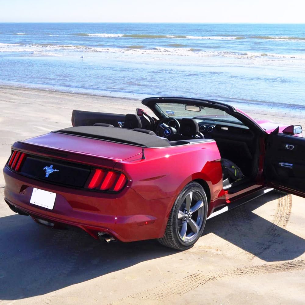 Antena De Acero Inoxidable Negra Para Ford Mustang 1979-2009 - Mástil De 32 Pulgadas Para AM/FM