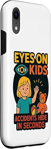Miniatura 3 de Eyes on Kids Child Safety Gift for Moms, Granny, Grandad Case for iPhone XR