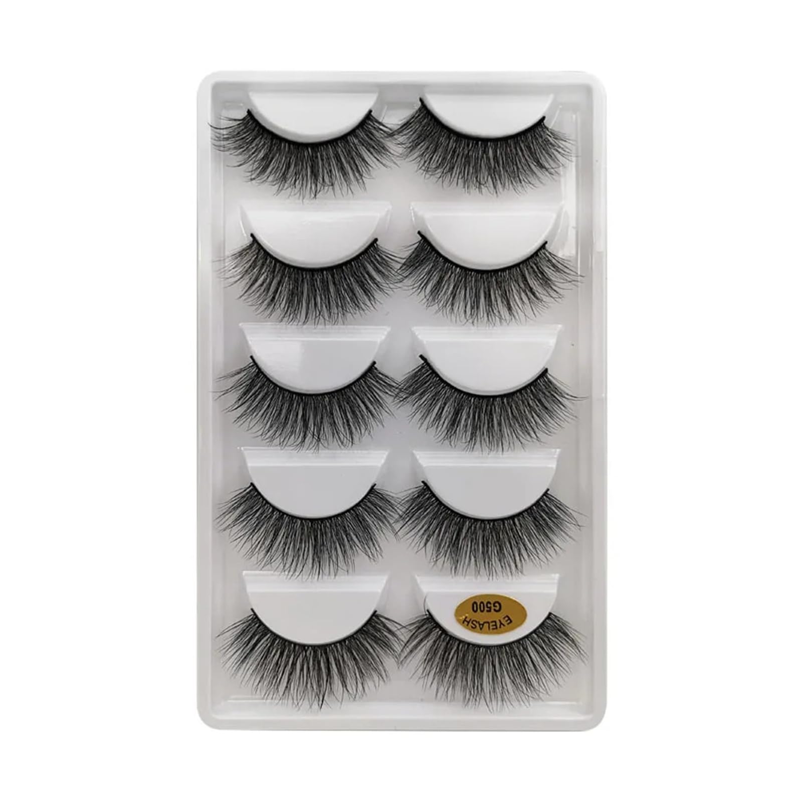 UAMOU Bulk 2 50 100 Boxes Eyelashes Faux Cils 3D Mink Lashes Natural Volume Eyelash Extension False Lashes