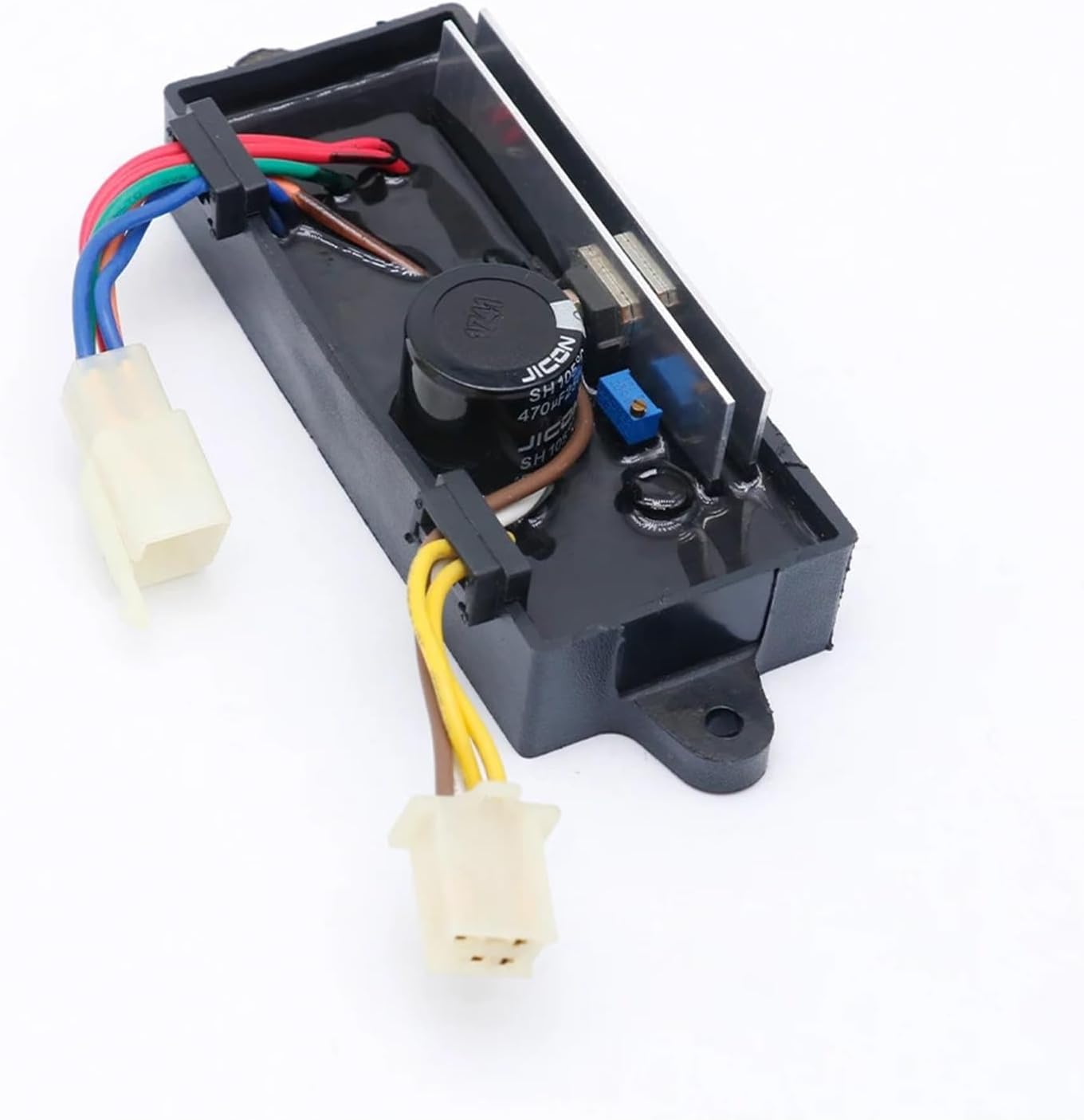 Single Phase 5KW AVR Welder Generator Automatic Voltage Regulator Control Module Stabilizer KTW-S 1Pcs(2 plugs and 10 wires)