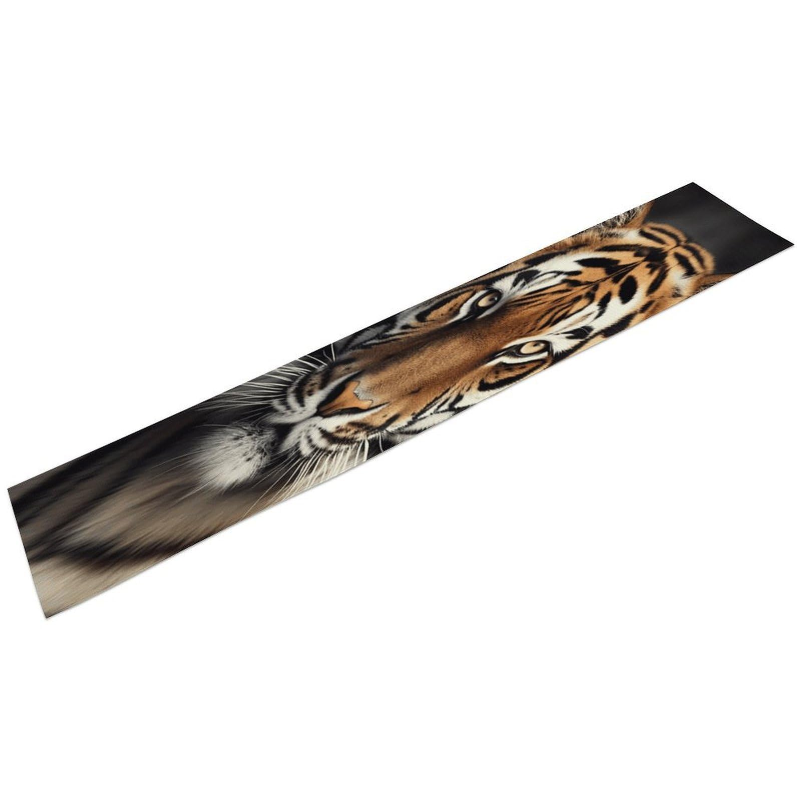 Tiger Table Runner 13" X 72" Exquisite Linen Table Runner Wrinkle Resistant Farmhouse Rustic Table Runners Seasonal Table Decoration for Kitchen Dining Home Party