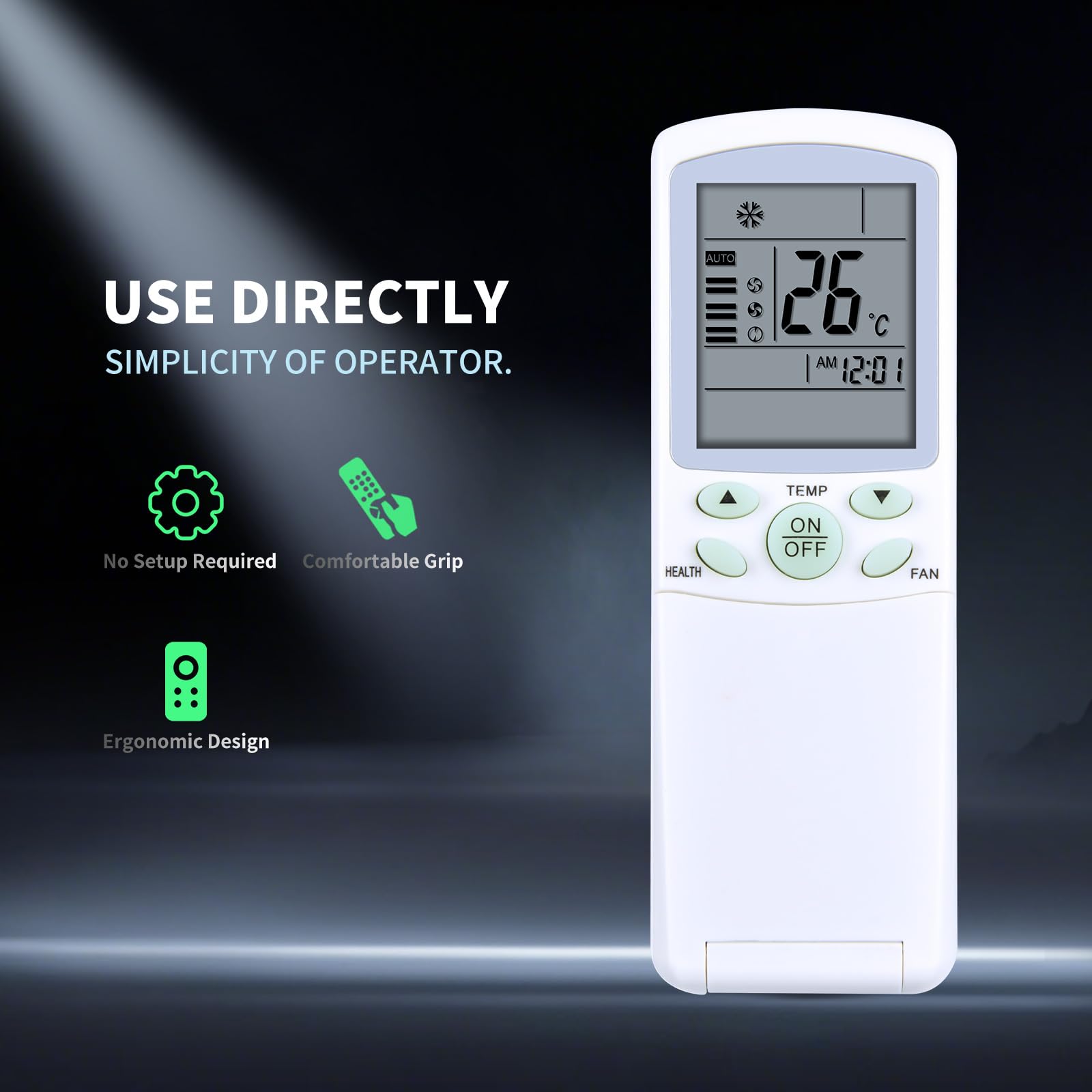 Telecomando Universale Sostitutivo Per Condizionatore Haier YR-H49 E YR-H71 - Modello 0010451255V - Telecomando Originale Con Garanzia 1 Anno