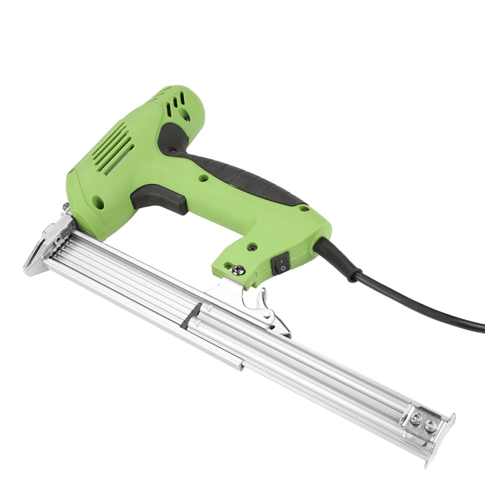 Clavadora eléctrica, clavadora profesional de 1800 W, grapadora ergonómica con capacidad para 100 clavos, grapadora eléctrica compacta para bricolaje y carpintería