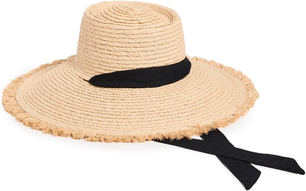 Lack of Color Women's Raffia Fray Paloma Sun Hat