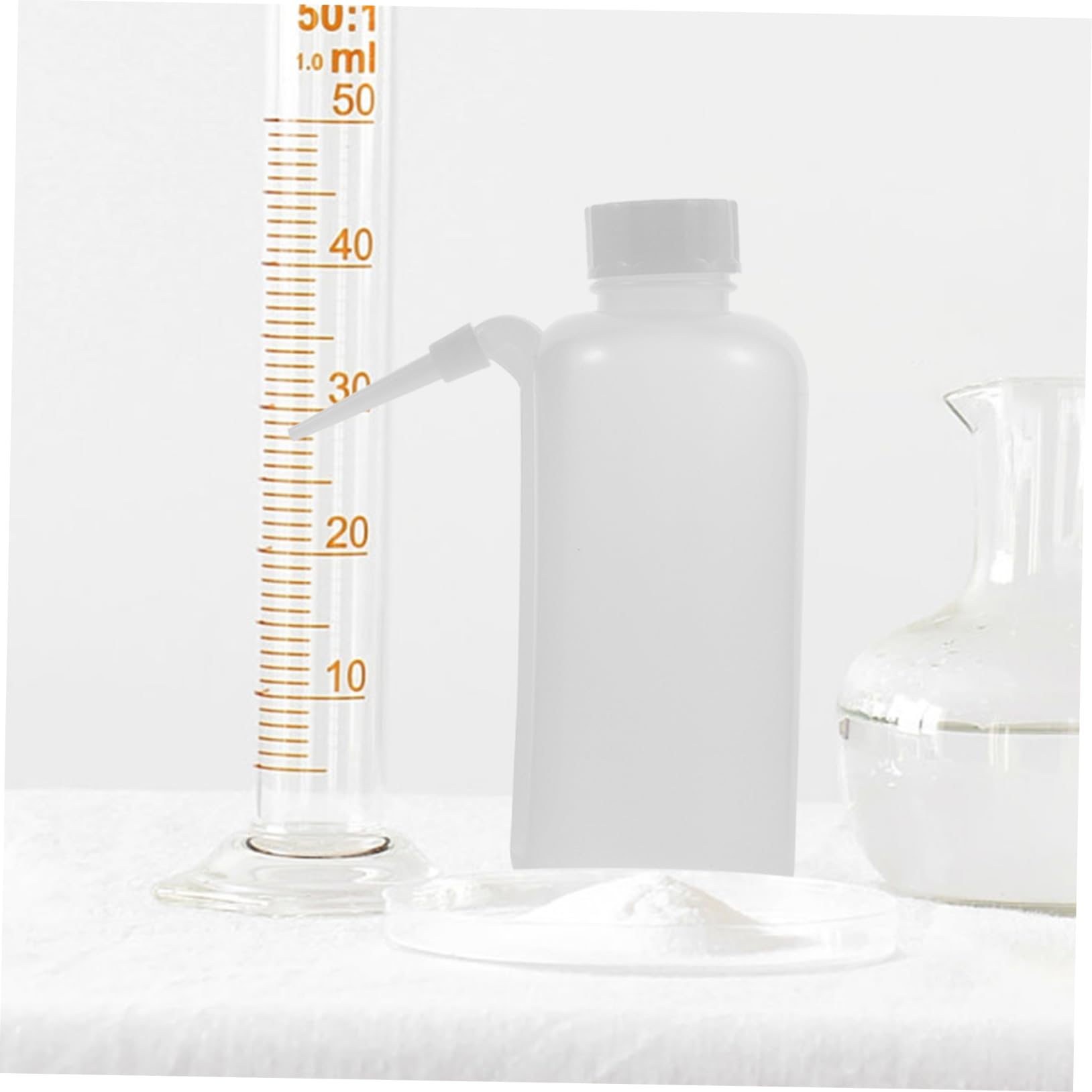 Garneck Safety Wash Bottles 4 Pack Plastic Squeeze Bottles Pe Containers Lab Cleaning Materials