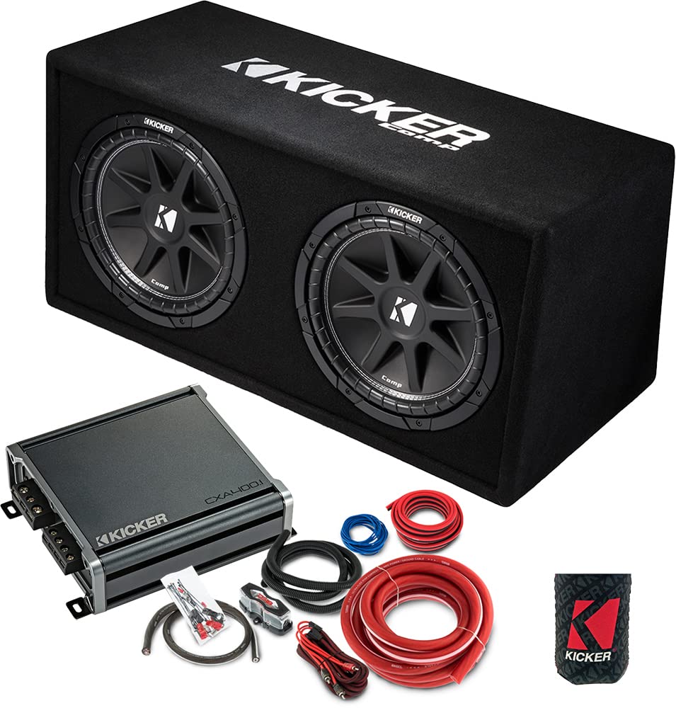 Amazon.com: KICKER Subwoofer and Amp Package of 3 Items - 12