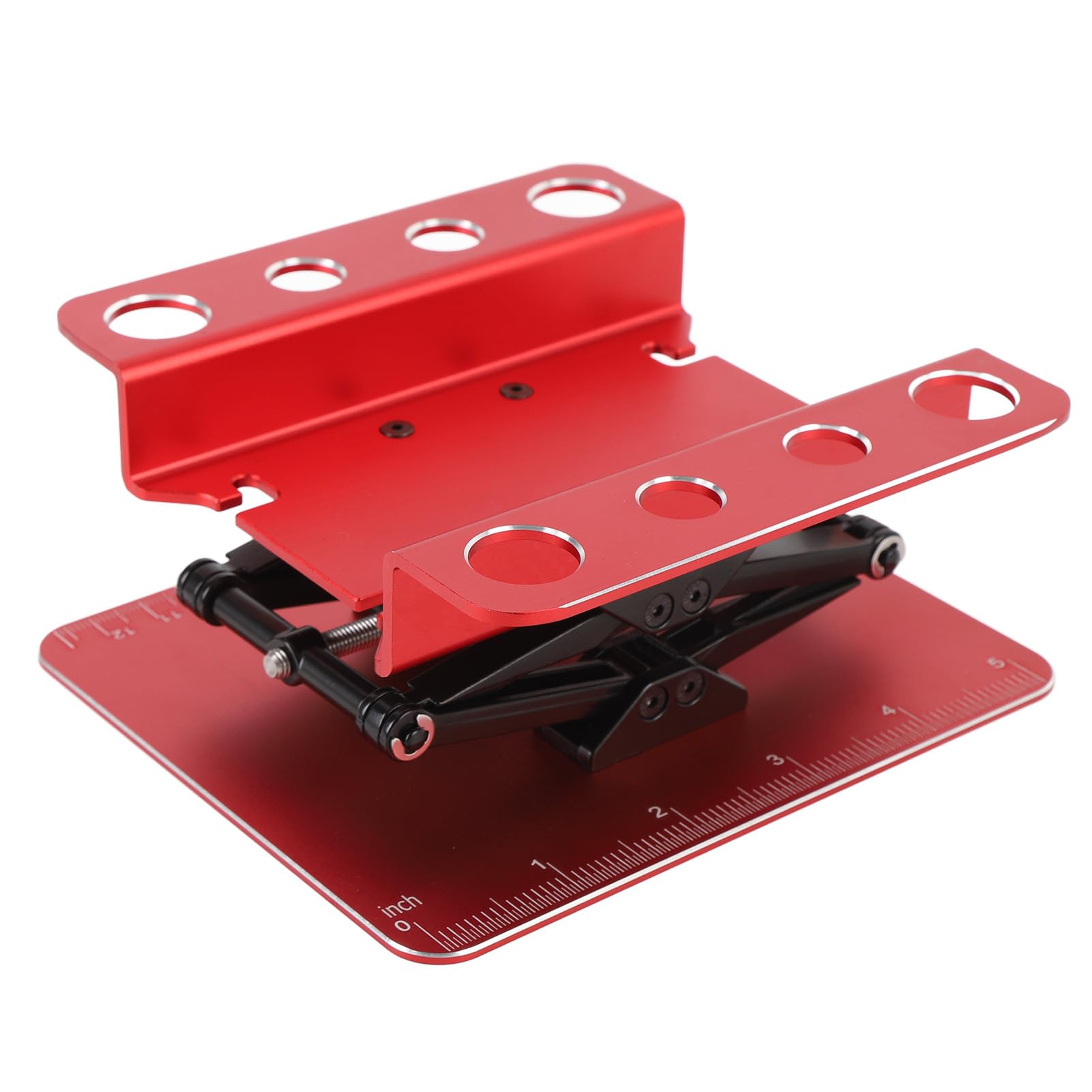 Generic Estación de Trabajo de Reparación de Automóviles RC, Soporte Giratorio de Metal, Ajustable para Aficionados a los Coches RC 1:8 1:10 (#11)