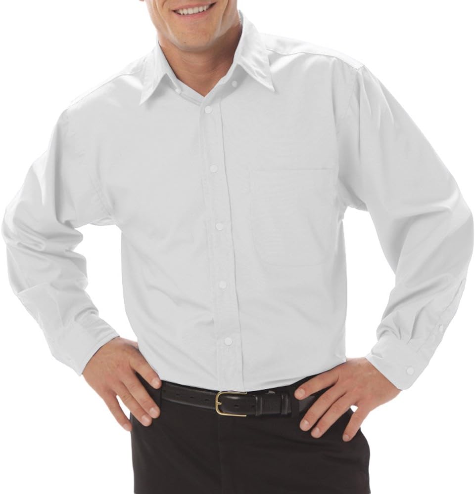 Blue Generation BG8330 - Men's Long Sleeve FINE LINE Twill