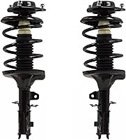 Vista 70 de Detroit Axle - 2 puntales traseros para Lexus RX330 Toyota Highlander 2004-2007, 2007 RX350, 2 puntales completos con montaje de resorte helicoidal