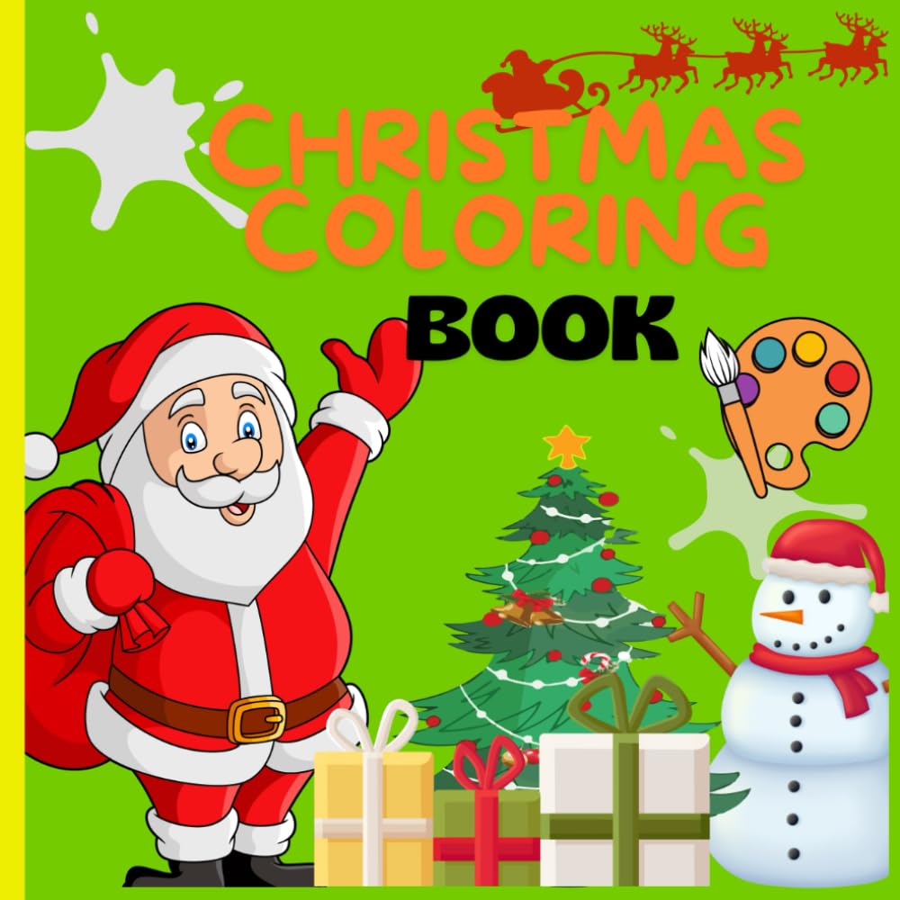 Christmas Cozy Coloring Book: Cozy and Funny Christmas coloring pages with animals for children 3-10