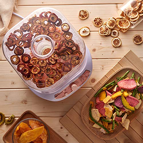 Food dryer WRJ@ Dehydrator für Lebensmittel, Obst, Gewürze und Kräuter, einschließlich Roll-up- und Mesh-Tray-Zubehör… – Bild 3