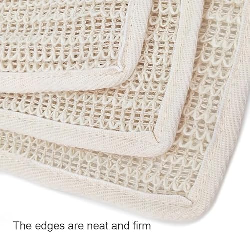 April'S Angels 100% Biodegradable Organic Sisal Washcloth. Exfoliating Natural Washcoth For A Smoother Skin +Anti-Cellulite + Stimulates Circulation & Energy thumb #5
