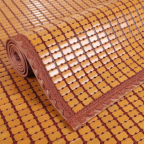 Colchón plegable de bambú refrescante, transpirable, carbonizado, para aire acondicionado, 60 x 130 cm para un sueño cómodo y relajación