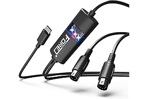 MIDI to USB Cable Adapter 6.5ft