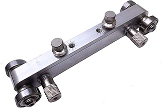 Jiayouy Adjustable Guitar Nut & Bridge Sander Luthier Tool for Electric Acoustic Guitar Bass Silver