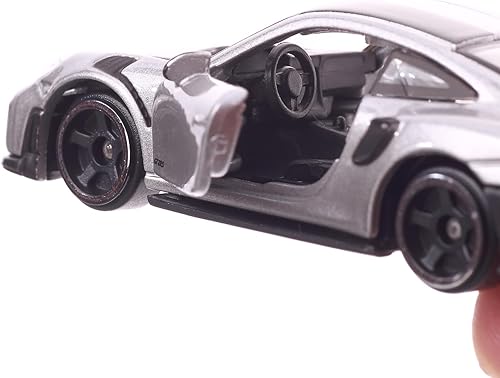 Miniatura 7 de GachaBox Modelo de auto deportivo de juguete fundido a presión, Porsche 911 GT2 RS de vehículos a escala 164, regalo para coleccionistas y niños a