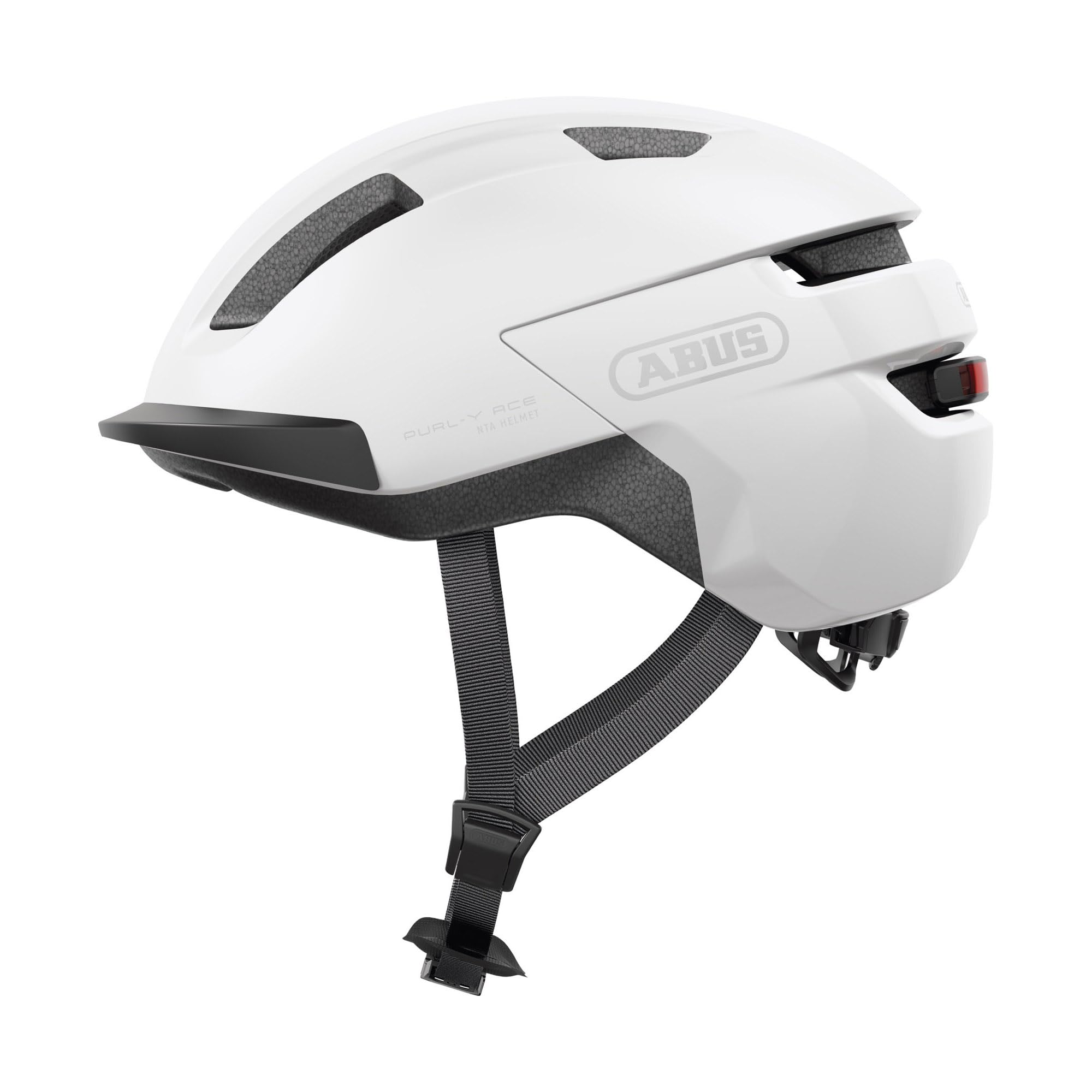 ABUS PURL-Y ACE Bike Helmet with LED Light - Suitable for E-Bike and S-Pedelec Rides