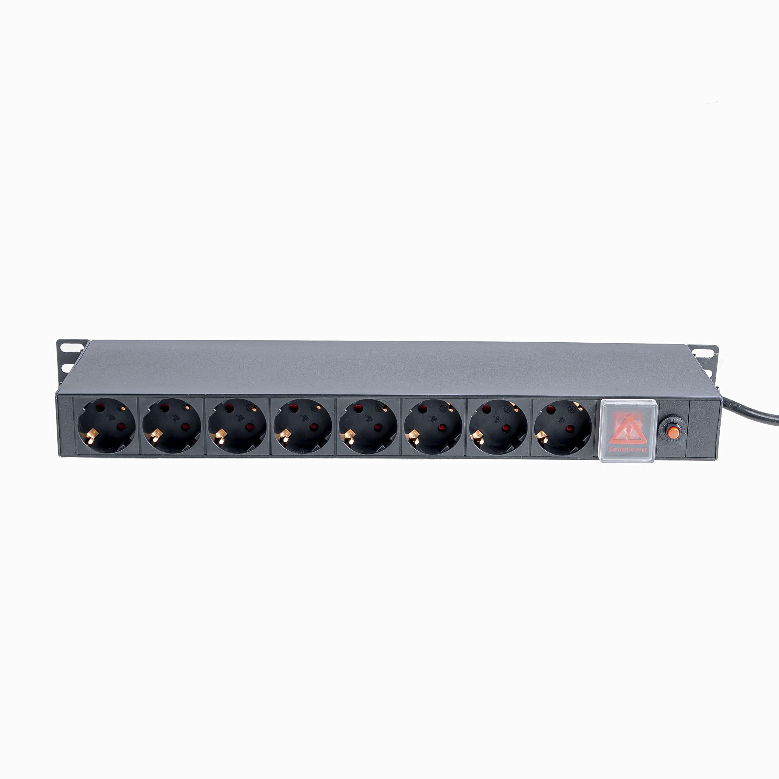 Music Store 19" Steckdosenleiste, 1HE Duo, 2X Schalter, 16x Schuko, PA Zubehör