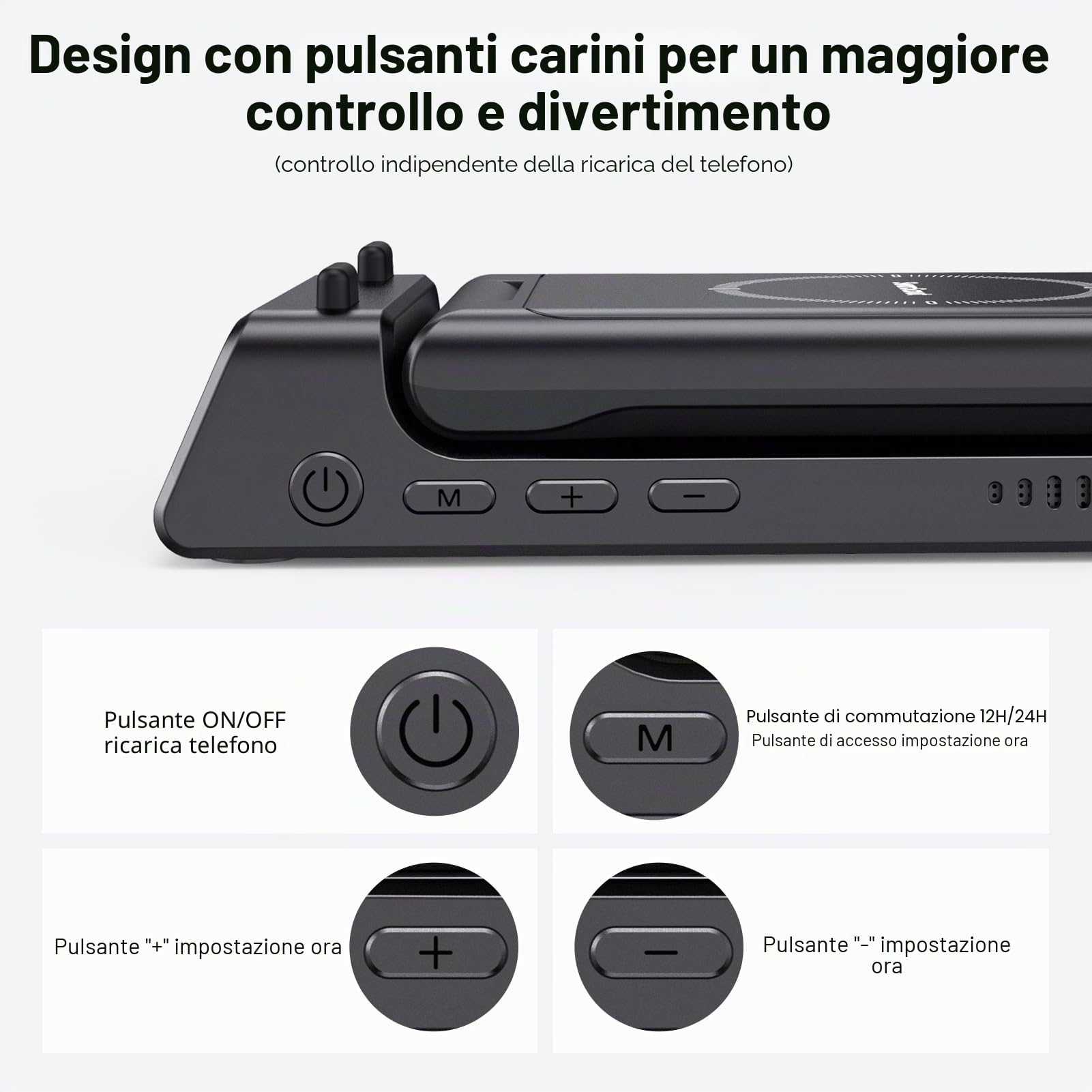 Caricatore Wireless per Google Pixel 11/Pro/Pro XL/10/9/8 & Pixel Watch 3/2