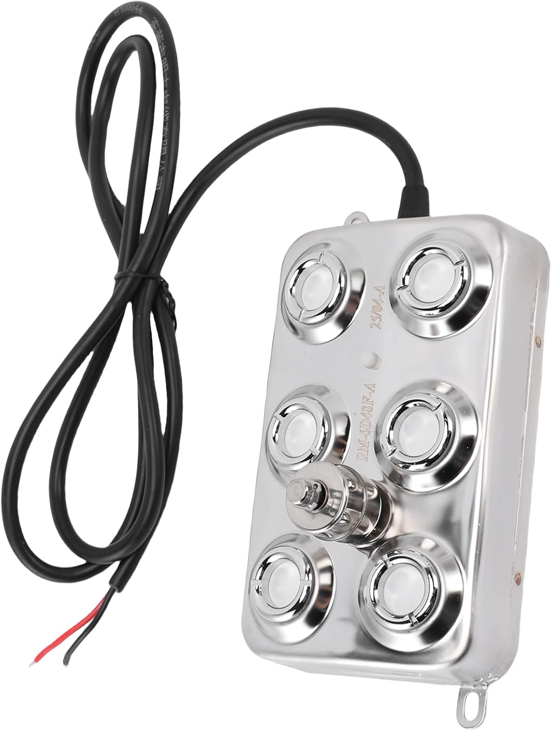 YWBL-WH Ultrasonic Fogger, 6 Head 250W 5L Mist Maker with IP67 Stainless Steel for Pond Garden Greenhouse Decoration