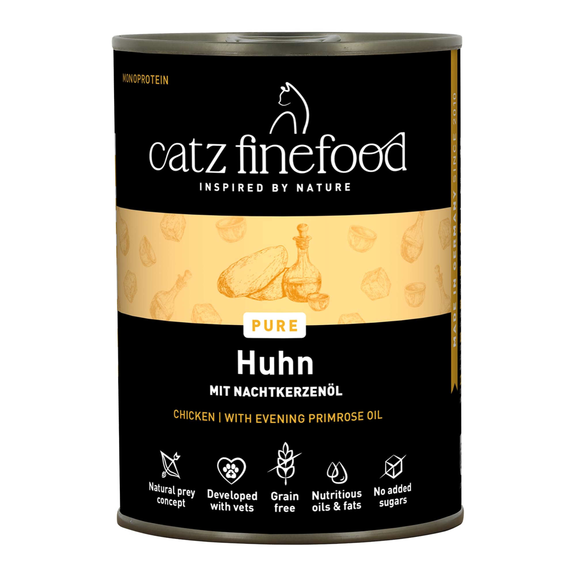 Catz finefood Katzenfutter Purrrr 103 Huhn, 6er Pack (6 x 400 g)