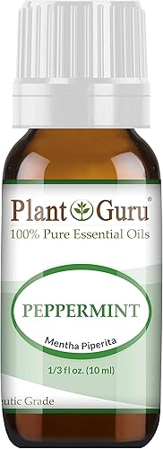 Miniatura 4 de Plant Guru, juego de tres aceites esenciales para principiantes, 100% puro, grado terapéutico, 10 ml. El juego incluye: eucaliptus, lavanda, menta