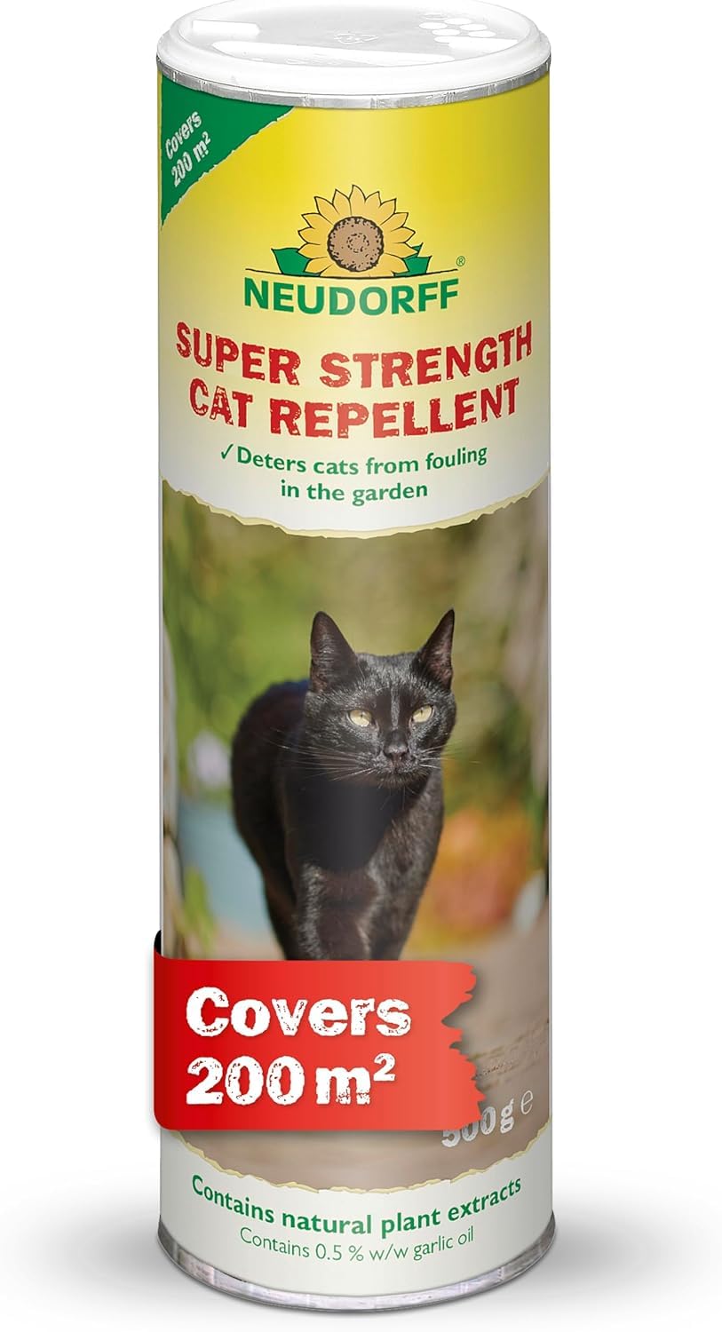 Super Strength Cat Repellent Ready to Use Deters Cat from Fouling in the Garden Repellent Effectively Repels Cat Without Harming Them Covers 200m² 500g