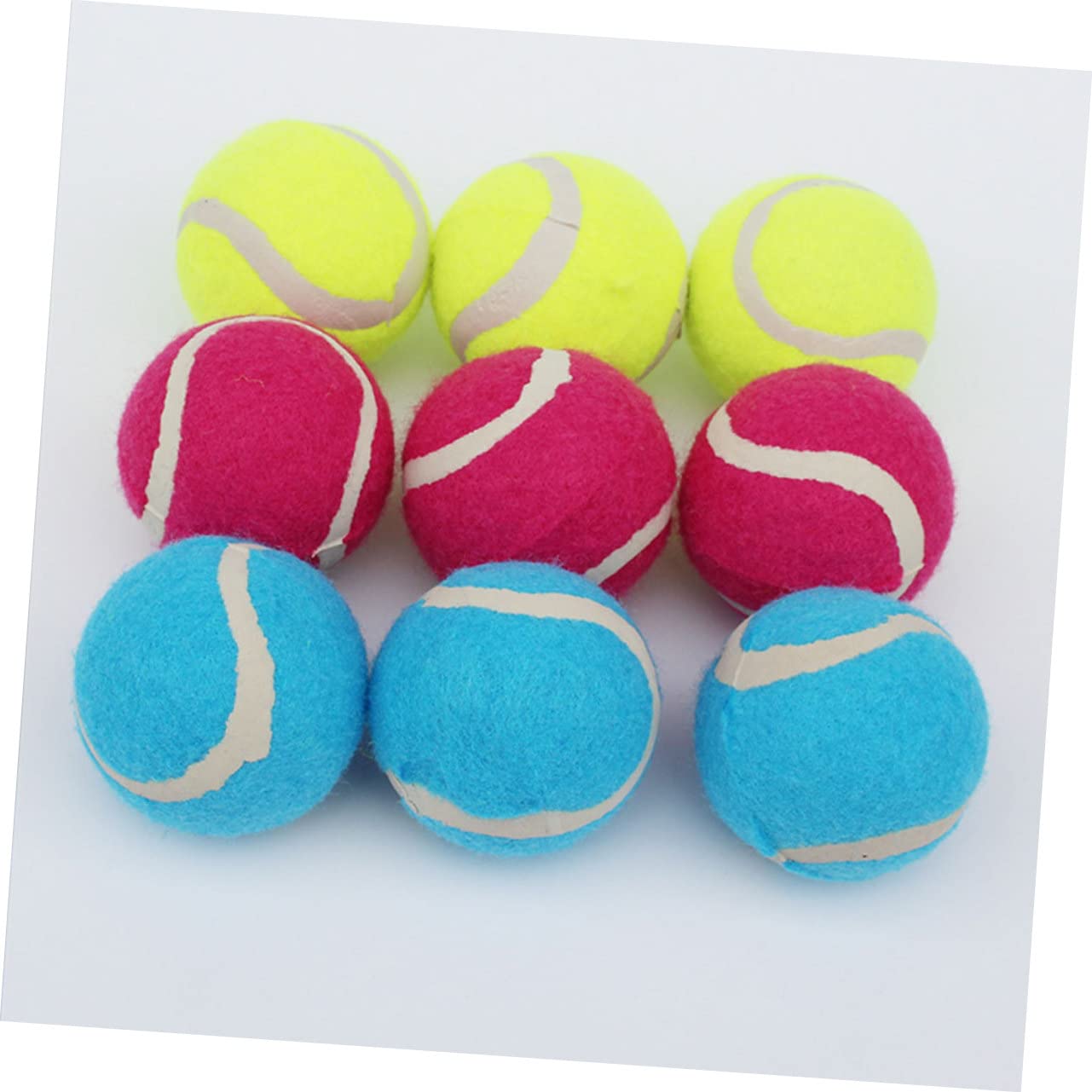 Ball für Hunde Bissfest aus Gummi 6 Stück Hundespielzeug Bälle Leichtes Kauspielzeug für Hunde mit Starkem Kaudrang für Outdoor und Hundetraining