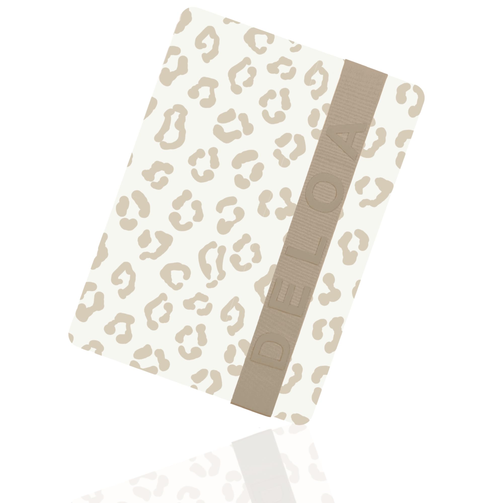Borsa per pannolini da viaggio con molto spazio, piccola borsa per pannolini, organizer per pannolini (beige leopardato)
