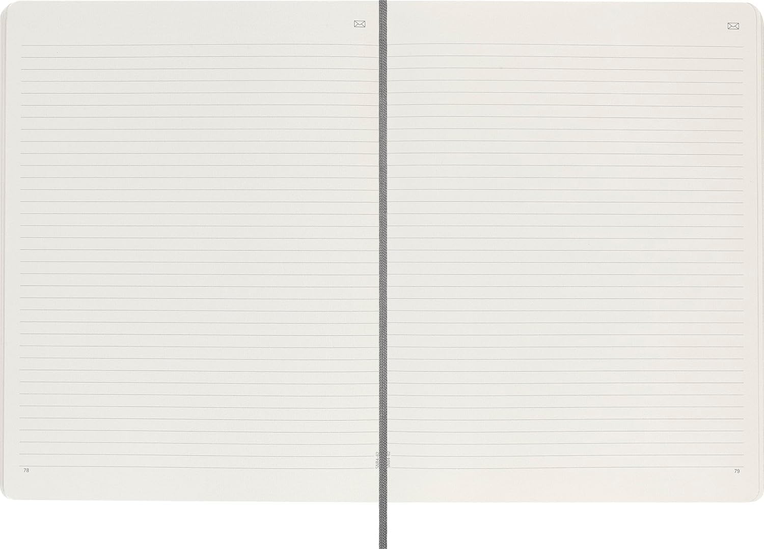 Moleskine Smart Notebook, Extra Large, Ruled, Black, Soft Cover (7.5 x 10)