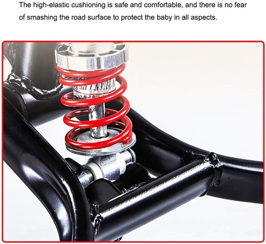 Tricycle Trike, Easy Folding Multifunctional Tricycle for Kids with Adjustable Seat, Outdoor Tricycle for Babies 2-6 Years Old, 48x70x57cm (Color: Red)