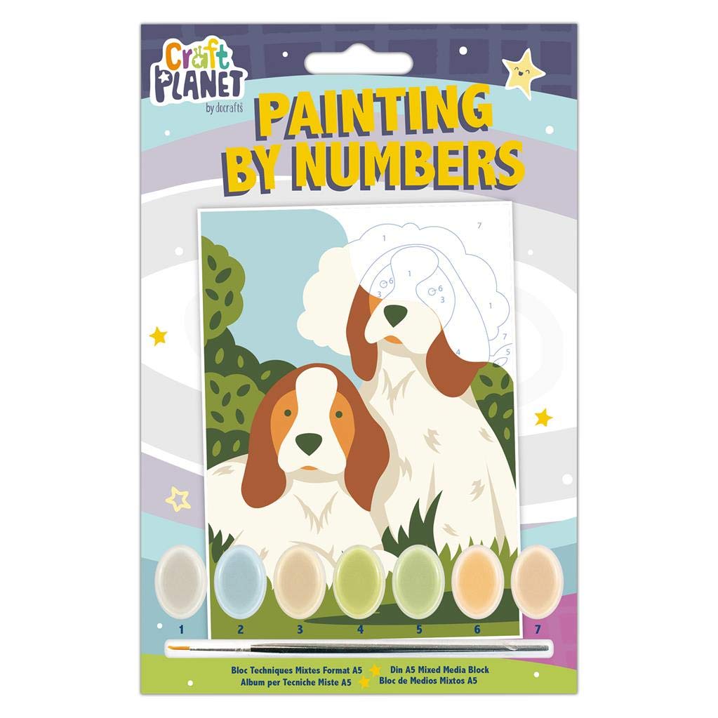 Craft Planet Paint by Numbers Kit, Multi, One Size